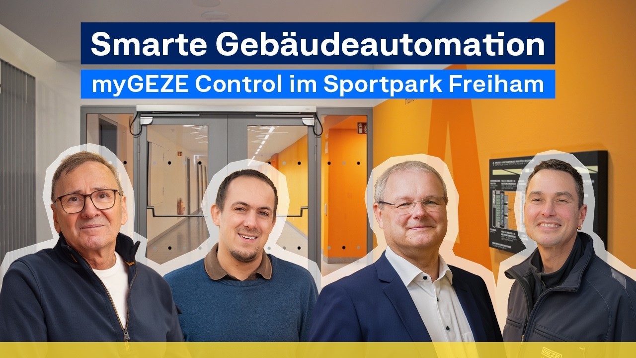 Intelligens épületautomatizálás a Sportpark Freihamban | myGEZE Control és myGEZE Visu 